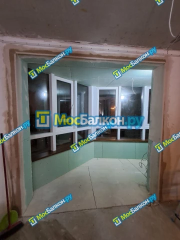 Отделка балконов гипсокартонном в Москве и области | Цены под ключ