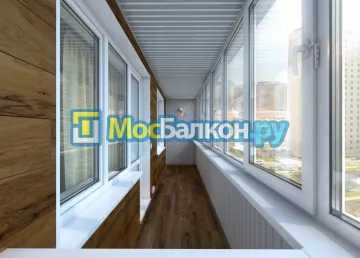 Отделка балконов в Пушкино | Отделка балконов и лоджий и обшивка под ключ в МосБалкон