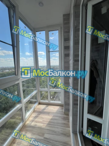Панорамное остекление заказать под ключ по выгодной цене в Пушкино от компании МосБалкон