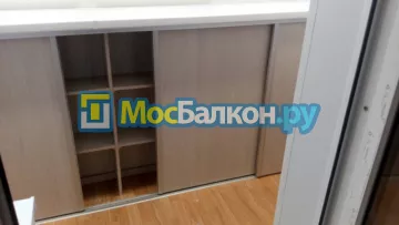 Шкаф на балкон купить в Пушкино на заказ недорого от МосБалкон