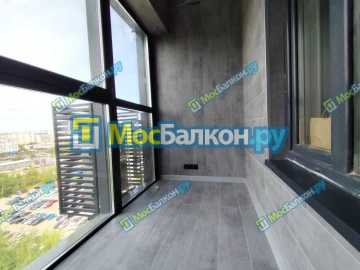 Панорамное остекление заказать под ключ по выгодной цене в Пушкино от компании МосБалкон