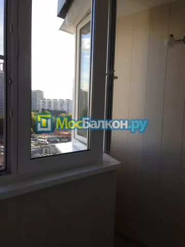 Отделка балкона и лоджии пластиковыми ПВХ панелями в Пушкино от компании МосБалкон