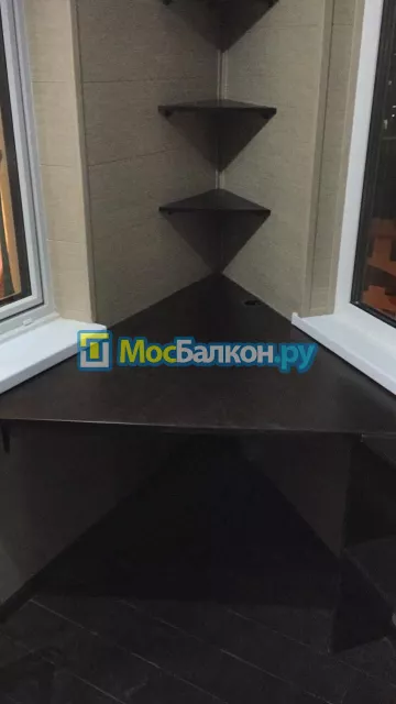 Шкаф на балкон купить в Пушкино на заказ недорого от МосБалкон