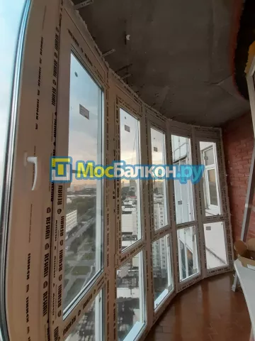 Панорамное остекление заказать под ключ по выгодной цене в Пушкино от компании МосБалкон