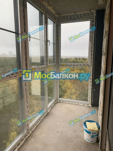 Панорамное остекление заказать под ключ по выгодной цене в Пушкино от компании МосБалкон
