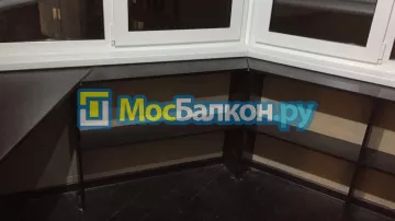 Шкаф на балкон купить в Пушкино на заказ недорого от МосБалкон