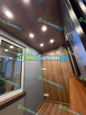 Отделка балконов в Пушкино | Отделка балконов и лоджий и обшивка под ключ в МосБалкон