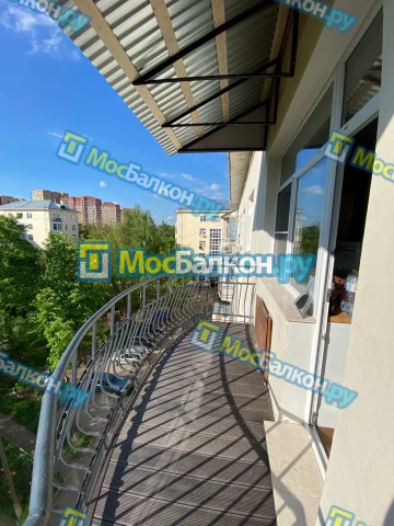 Крыша на балконе в Пушкино монтаж и ремонт по выгодной цене от МосБалкон