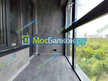 Панорамное остекление заказать под ключ по выгодной цене в Пушкино от компании МосБалкон