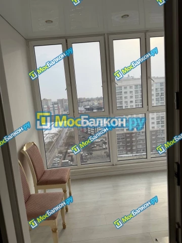 Панорамное остекление заказать под ключ по выгодной цене в Пушкино от компании МосБалкон