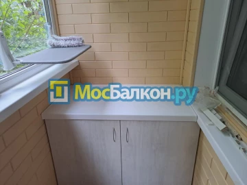 Шкаф на балкон купить в Пушкино на заказ недорого от МосБалкон